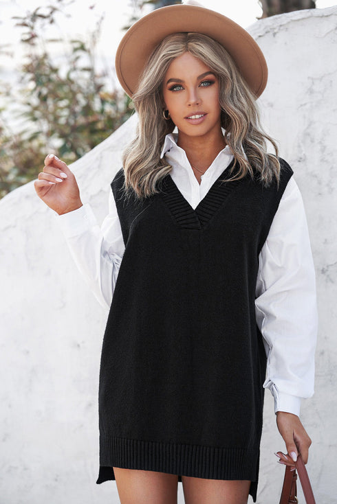 Knit Vest Pullover Sweater